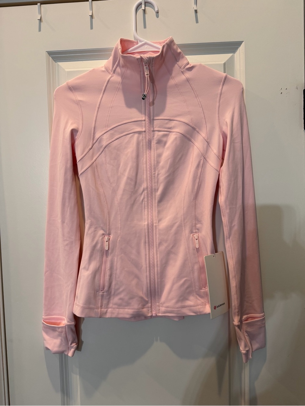 STRAWBERRY MILKSHAKE lululemon athletica Light Pink Full-Zip Athletic Jacket